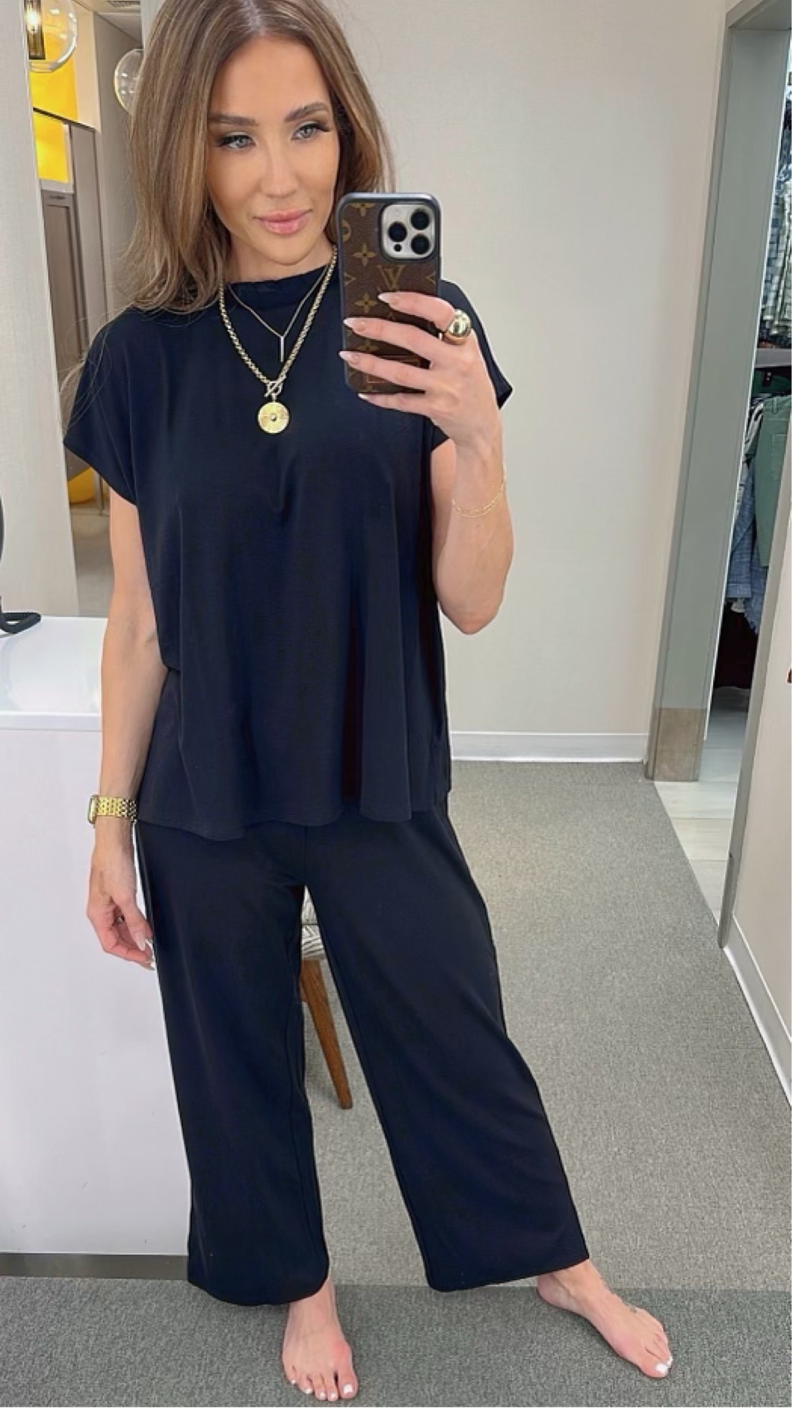 I’m wearing this knit set to the airport, or a staycation at home, or a spa day. The softest material and a relaxed fit are some of my most sought after qualities and this set checks both boxes ✅

#LTKxNSale #LTKsalealert #LTKunder100