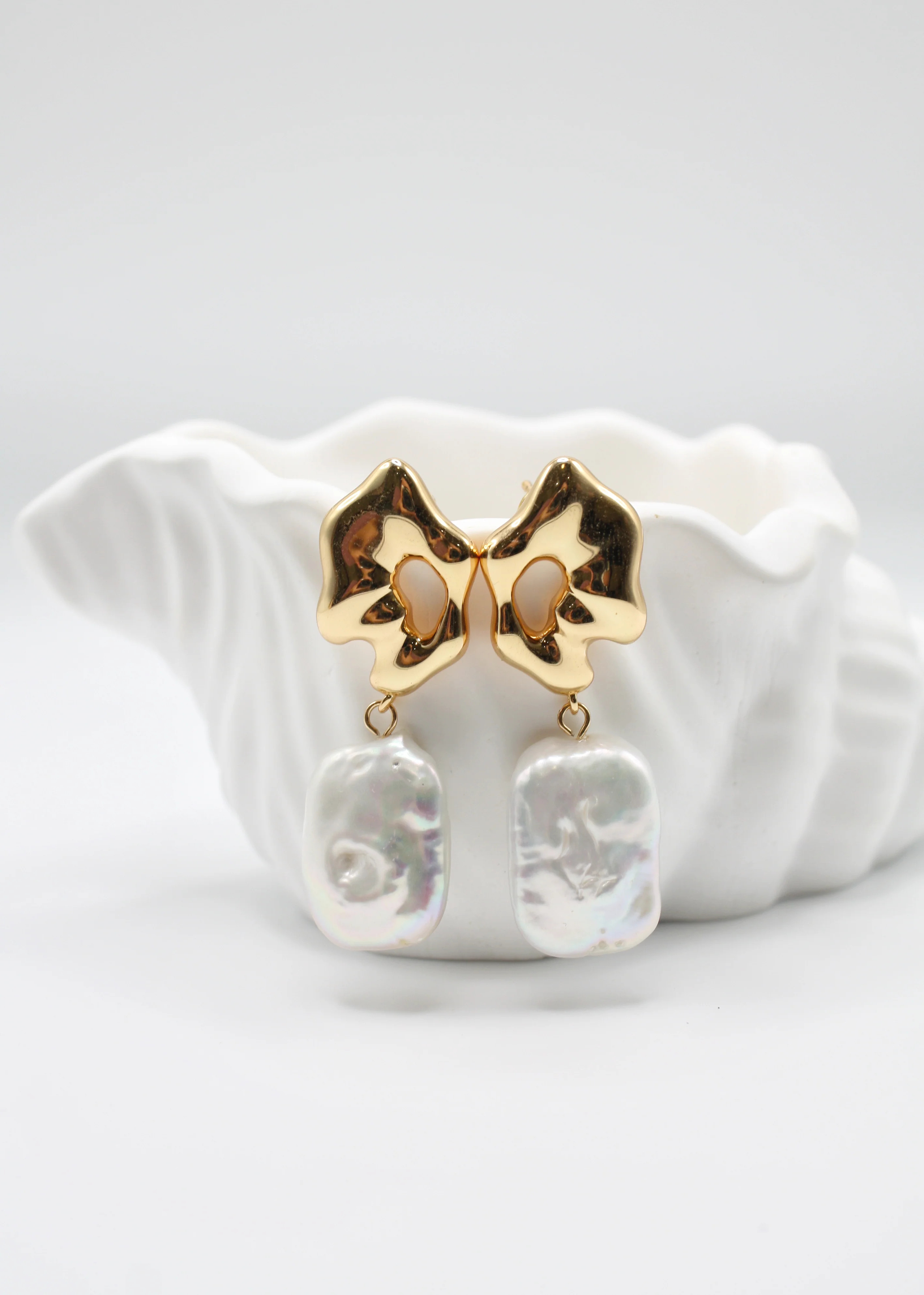 Pearl Paradise Earrings | 18k Gold Jewelry by Apelila | Apelila Jewelry