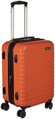 AmazonBasics Hardside Luggage - 20" Cabin Size, Burnt Orange | Amazon (US)