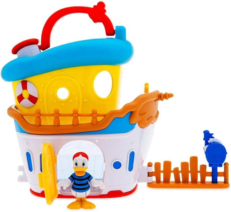Disney Store Official Donald Duck House Boat Play Set - Interactive Playhouse Junior Toys - Posea... | Amazon (US)