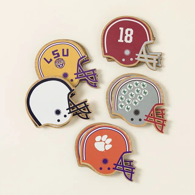 College Football Game Day Coaster Set | UncommonGoods