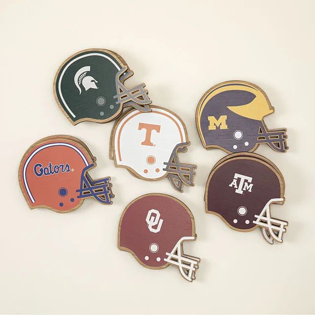 College Football Game Day Coaster Set | UncommonGoods