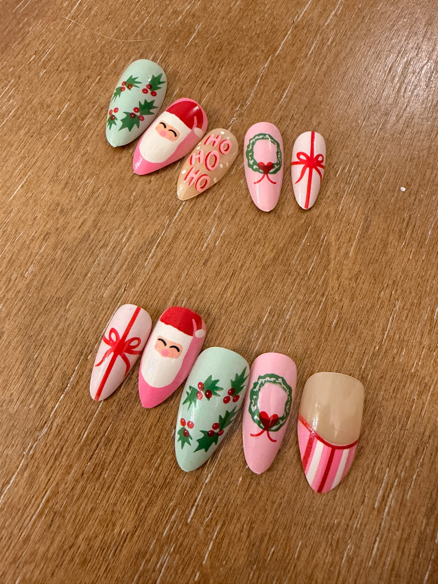 How cute are these Christmas holiday press on nails?! From Amazon and under $5!! Linking the cutest options. 

DIY nails. Nails. Press on nails. Amazon find  

#LTKHoliday #LTKGiftGuide #LTKBeauty