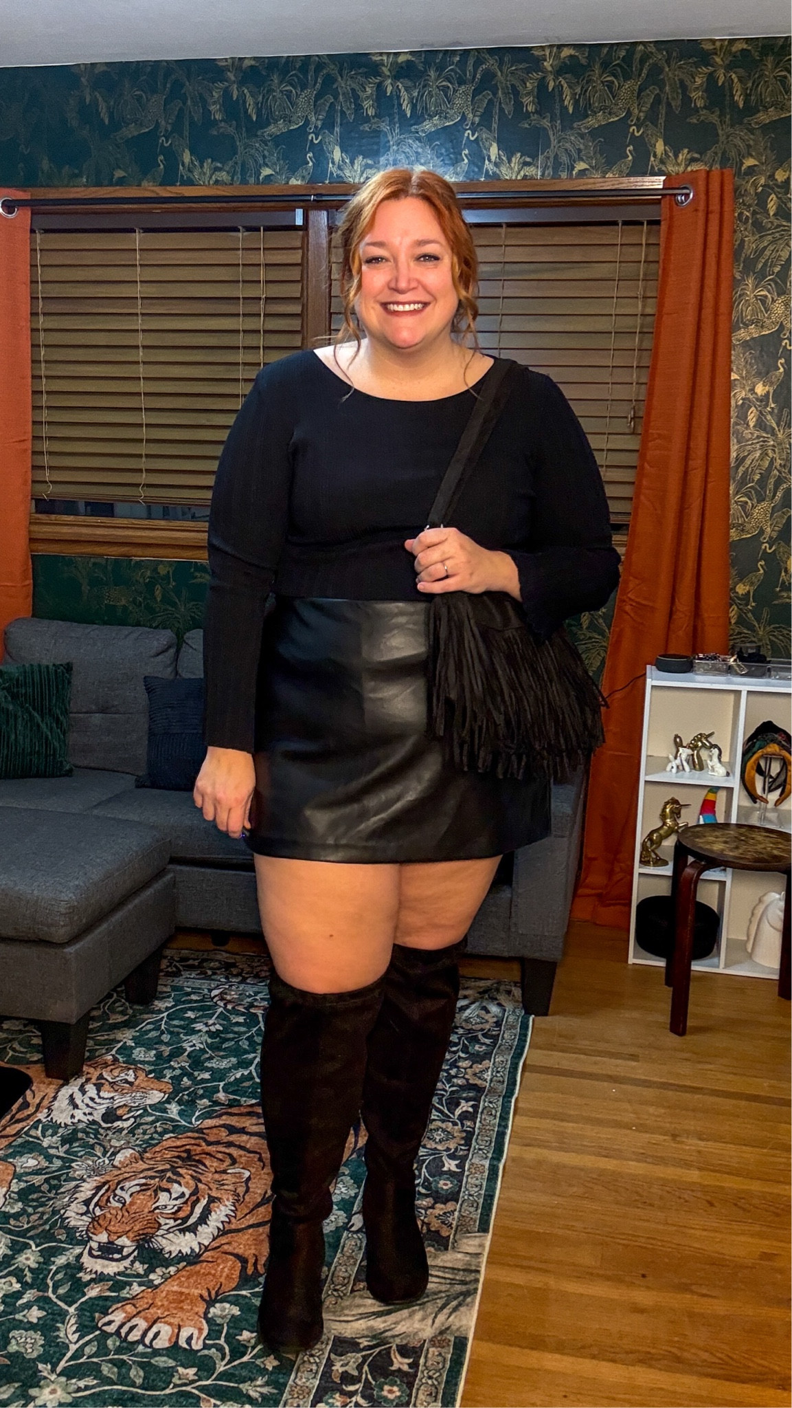 All black outfit fit for espresso martini night!
Wearing XXL top & skort

#LTKPlusSize #LTKFindsUnder100 #LTKMidsize
