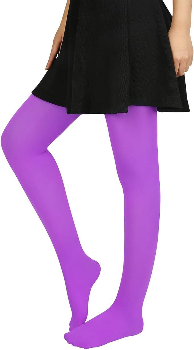 HDE Womens Tights – Opaque Tights for Women – Colorful Stockings for Girls | Amazon (US)