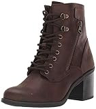 White Mountain Shoes Dorian Women's Lace-up Boot, Dk brown/Fabric, 9.5 M | Amazon (US)