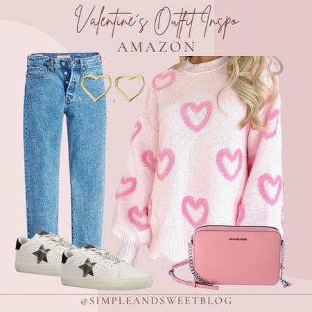In case you are looking for a little Valentine’s Day outfit inspo here is a super cute sweater that is so easy to pair with jeans, a pair of sneakers, and these adorable little heart hoops! 

#LTKfindsunder50 #LTKstyletip #LTKfindsunder100