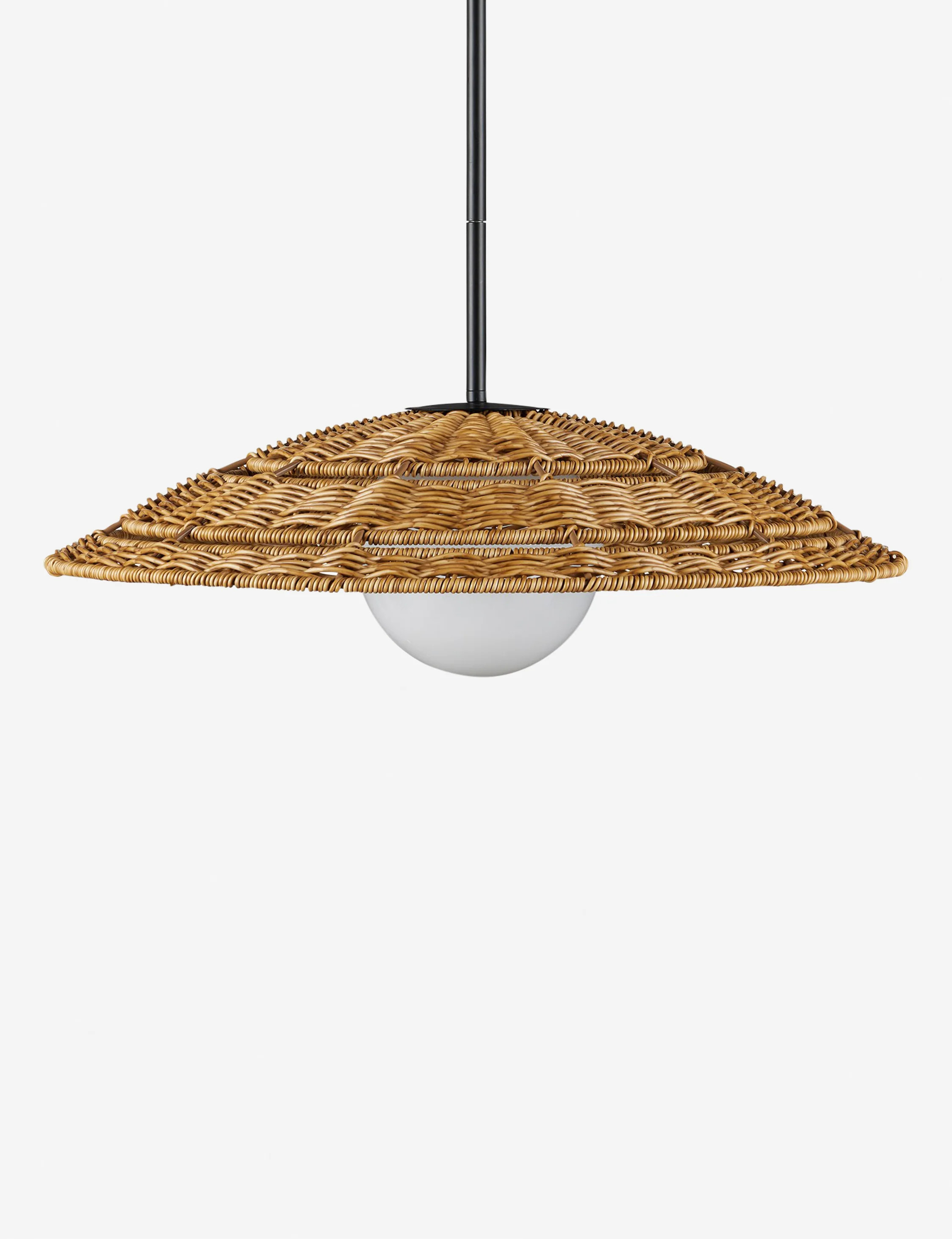 Sabella Outdoor Pendant Light, Natural, 20"Dia | Lulu and Georgia 