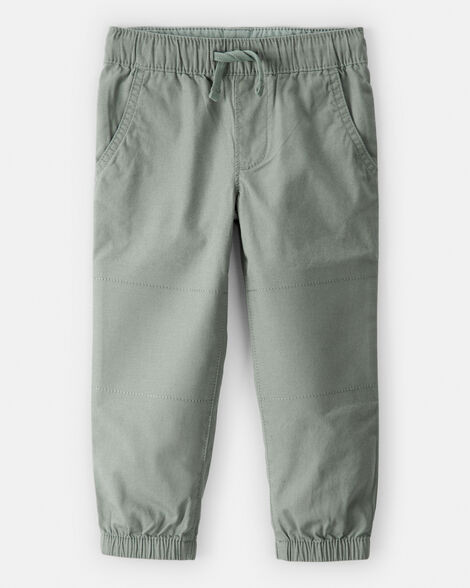 Toddler Boy  Cotton Everyday Pull-On Jogger - Green | Carter's Inc