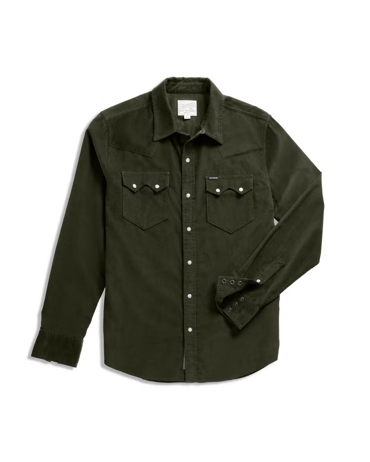 Men's Long Sleeve Texas Weight Corduroy Pearl Snap | Tecovas | Tecovas