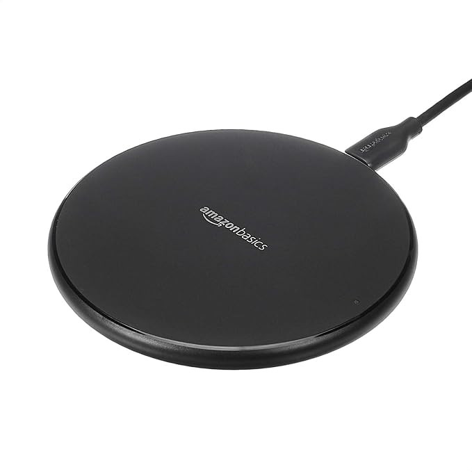 Amazon Basics 15W Qi Certified Wireless Charging Pad for iPhone 16/15/14/13/12/11/X, Samsung and ... | Amazon (US)