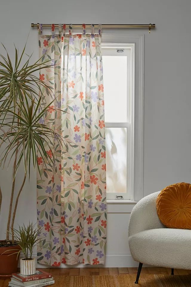 Marlon Floral Window Panel | Urban Outfitters (US and RoW)