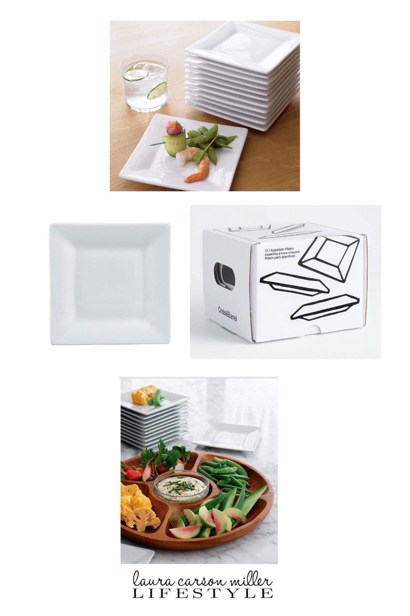 These are my favorites plates for appetizers when entertaining plus they are wonderful for everyday life. I use them for fresh berries or a few cookies or to serve slices of pie or cake for dessert at dinner parties. The white shade blends with any dish color or style. I store them in the easy access box which is so convenient! These make a great gift! 

#LTKHome #LTKHoliday #LTKStyleTip