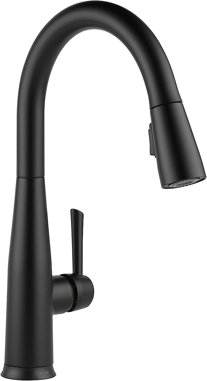 Delta Faucet Essa Matte Black Kitchen Faucet Touch, Touch Kitchen Faucets with Pull Down Sprayer,... | Amazon (US)