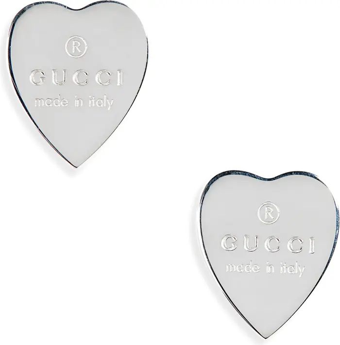 Gucci Trademark Heart Stud Earrings | Nordstrom | Nordstrom