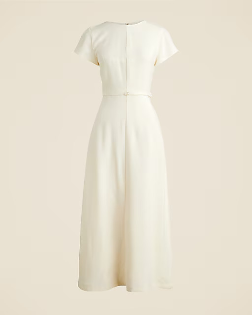 Corner-office dress in viscose canvas | J. Crew US