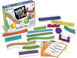 Learning Resources Tumble Trax Magnetic Marble Run, STEM Toy, 28 Piece Set, Ages 5+,Multi-color,5... | Amazon (US)