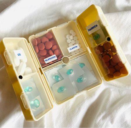 Need a safe place to keep your pills? Try this magnetic pill organizer from Amazon 

#LTKHome #LTKTravel #LTKFindsUnder100
