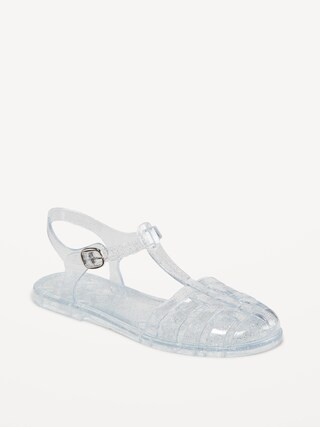 Shiny Jelly Fisherman Sandals for Girls | Old Navy (US)