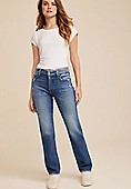 Goldie Blues™ High Rise Curvy Medium Legacy Straight Jean | Maurices