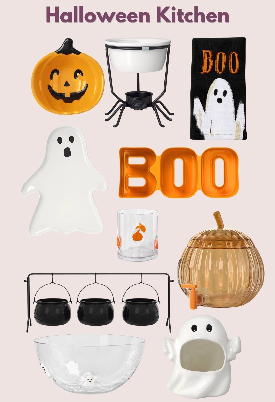 Hyde & Eek Halloween kitchen collection at Target. Including Icon glasses & serving bowl.