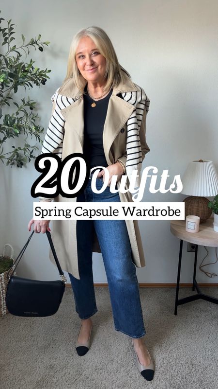 20 Outfits from my SPRING CAPSULE!  Commemt SHOP to get all the details!

If you missed the the Spring Capsule reel, you can find it in my feed OR head to my YOUTUBE channel to see a more IN-DEPTH video!

You have seen the CAPSULE, but asked for outfit ideas…so here you go!  I stopped at 20, but could have probably created 20 more!
This was so much FUN, and I hope it gives you lots of inspiration!  


#LTKSeasonal #LTKstyletip #LTKover40