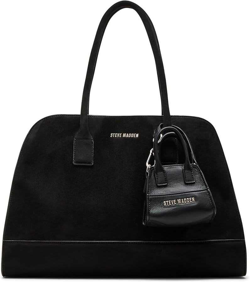 Steve Madden womens Steve Madden Harlii Faux Suede Satchel | Amazon (US)
