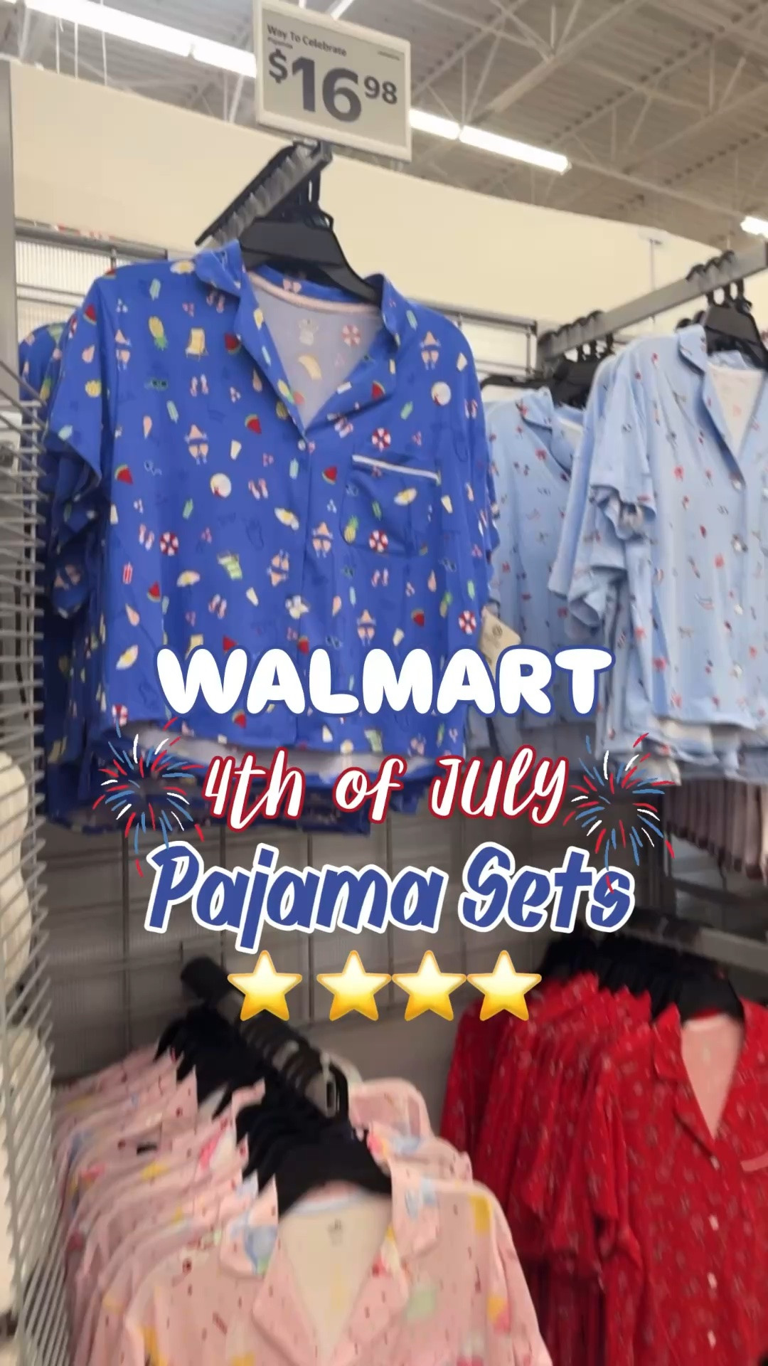 Walmart⭐️ Way to Celebrate Women's Shorty Notch Fourth of July Pajama Set, 2-Piece, Sizes XS-3X / Way to Celebrate Women's Pointelle Pajama Set, 2-Piece, Sizes XS-3X

Vacation pajamas / Fourth of July pajamas / red, white, and blue outfit / Labor Day 2026 @walmart @walmartstyle￼

#LTKootd #LTKSeasonal #LTKTravel