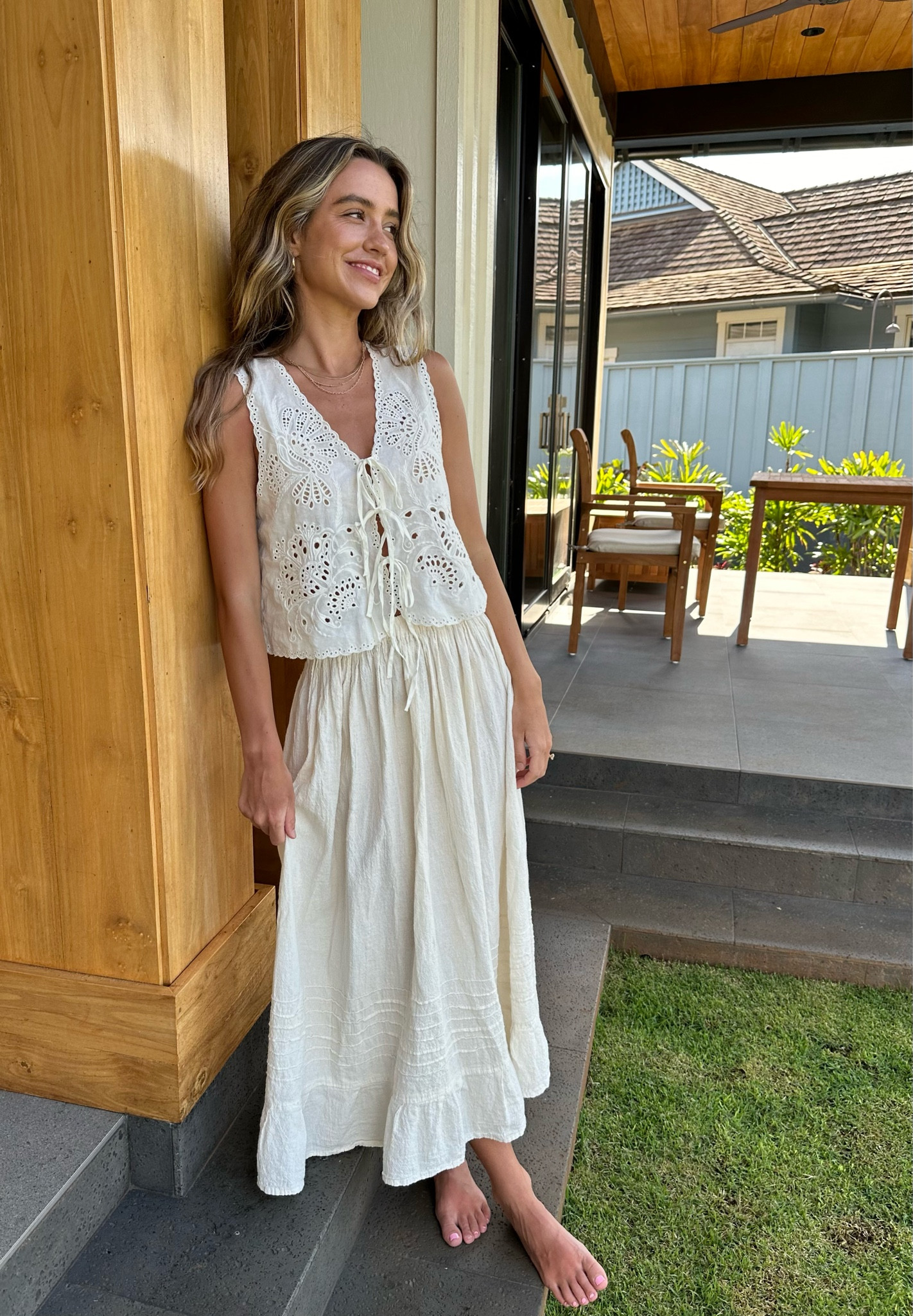 This Free People vest is sold out but I’ll post it when it becomes available again! Posted a whole bunch of similar tops and skirts that would be so so cute.

#LTKU #LTKStyleTip