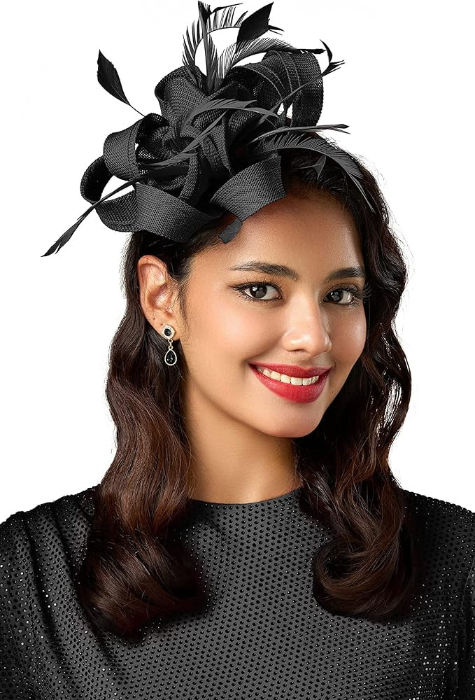 BABEYOND Fascinator Hats for Women - Tea Party Hats Fascinators Kentucky Headband Derby Hat Weddi... | Amazon (US)
