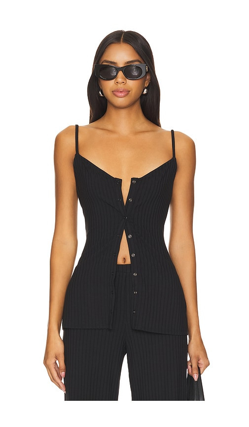 Lovers and Friends Kinsley Top in Black. - size M | Revolve Clothing (Global)