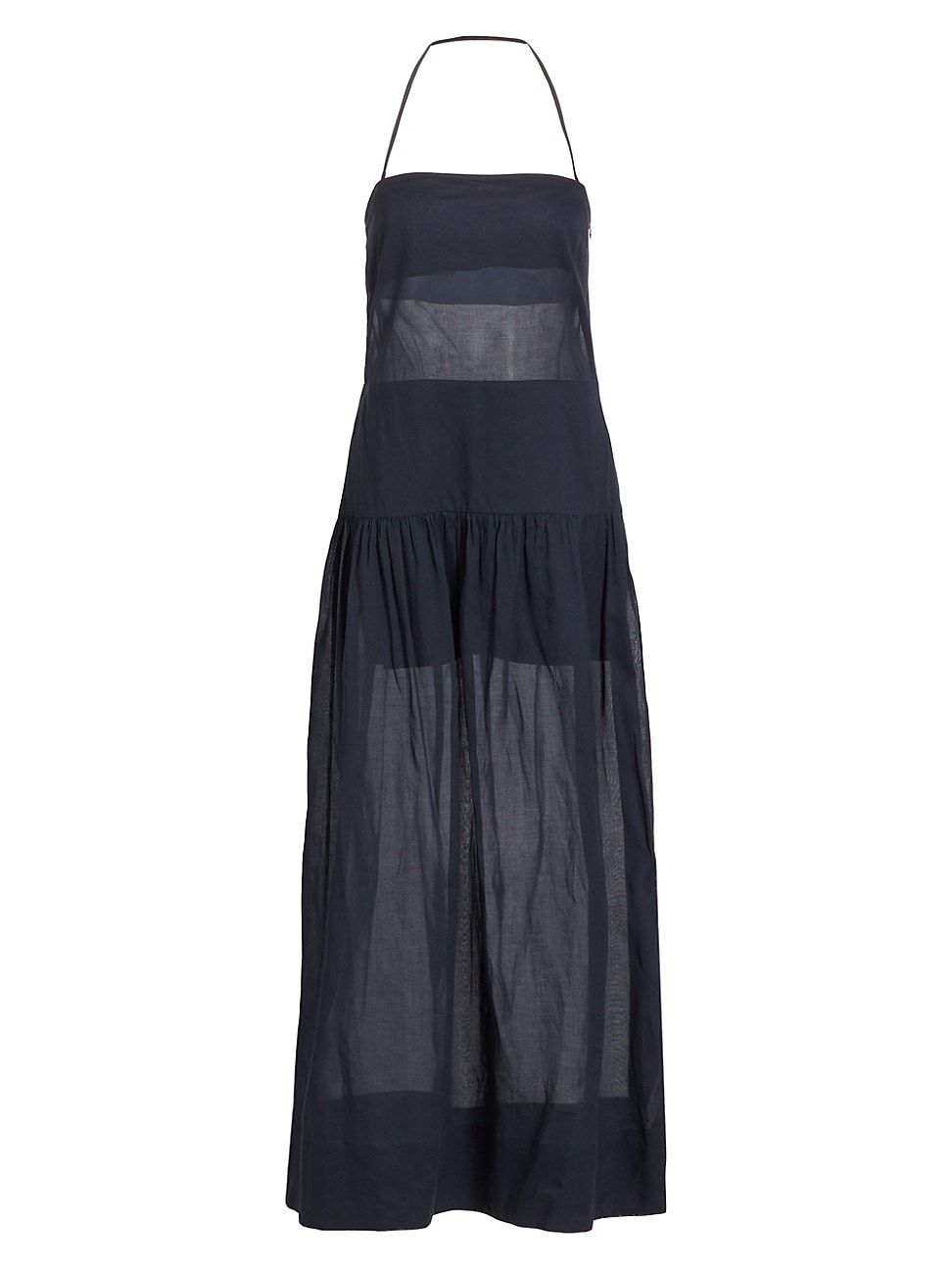 Women's Assemblage Strapless Maxi Dress - Navy - Size 10 | Saks Fifth Avenue