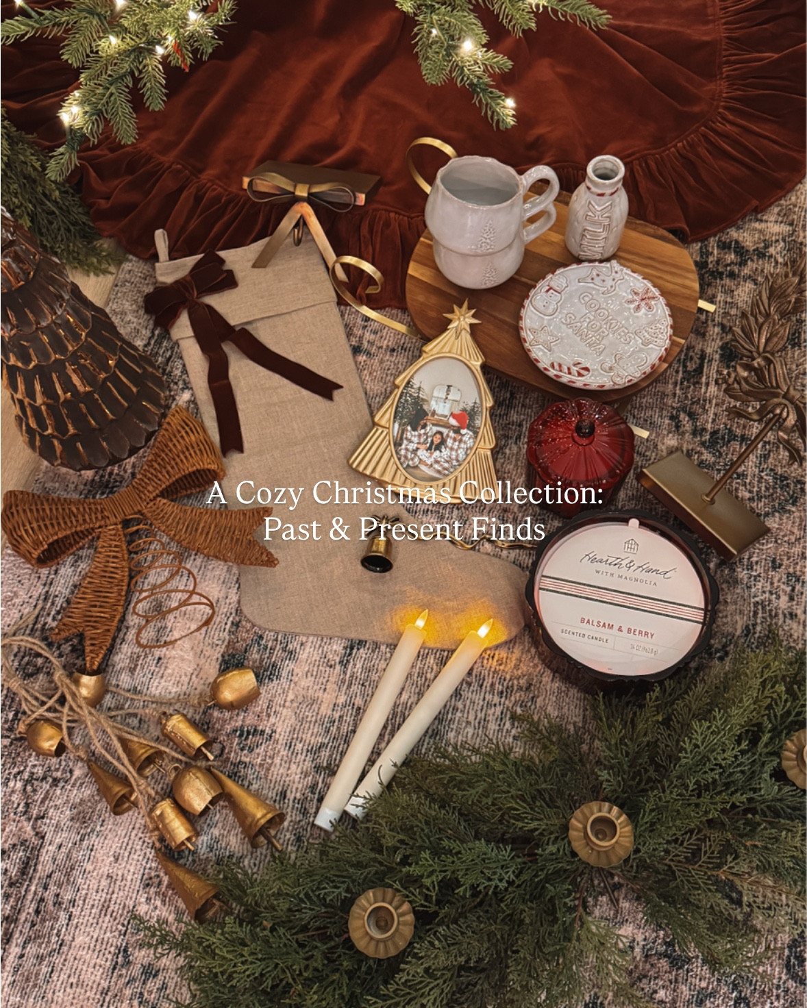 Sharing a little haul of some favorite holiday decor, from new finds to treasured pieces from previous years. 🎅🏽

The wicker tree topper and Christmas tree picture frame are Home Goods finds. Comment JOY and I’ll message you the links to shop everything else 🫶🏽

#cozychristmas #holidaydecor #christmasdecor #christmasvibes #festivehome #homedecorinspo #holidayfinds #christmas2025 #cozyhome #christmashaul 

#LTKHoliday #LTKSeasonal #LTKHome