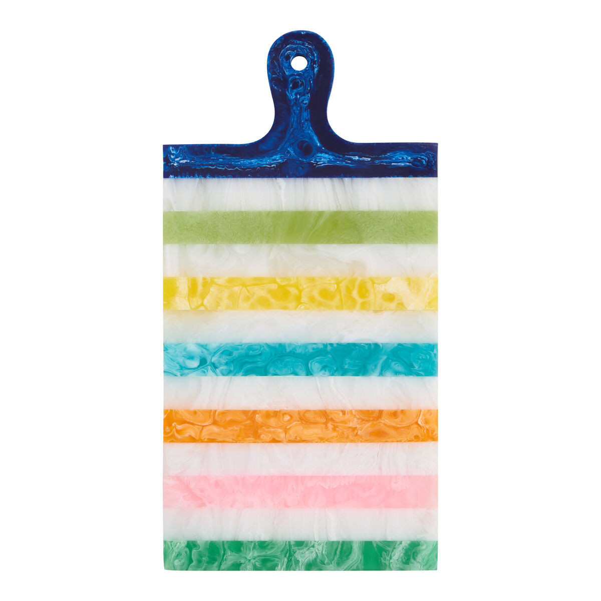 Multicolor Resin Stripe Paddle Serving Board by World Market | World Market