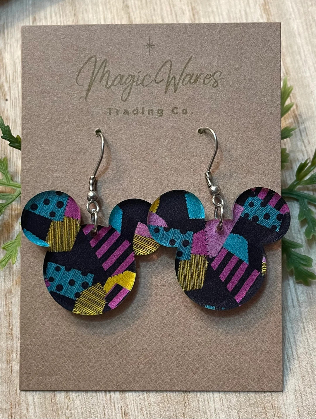 Sally, Laser Cut, Multi Color Patterned Crystal Acrylic Earrings, Dangle Earrings, Made to Order,... | Etsy (US)