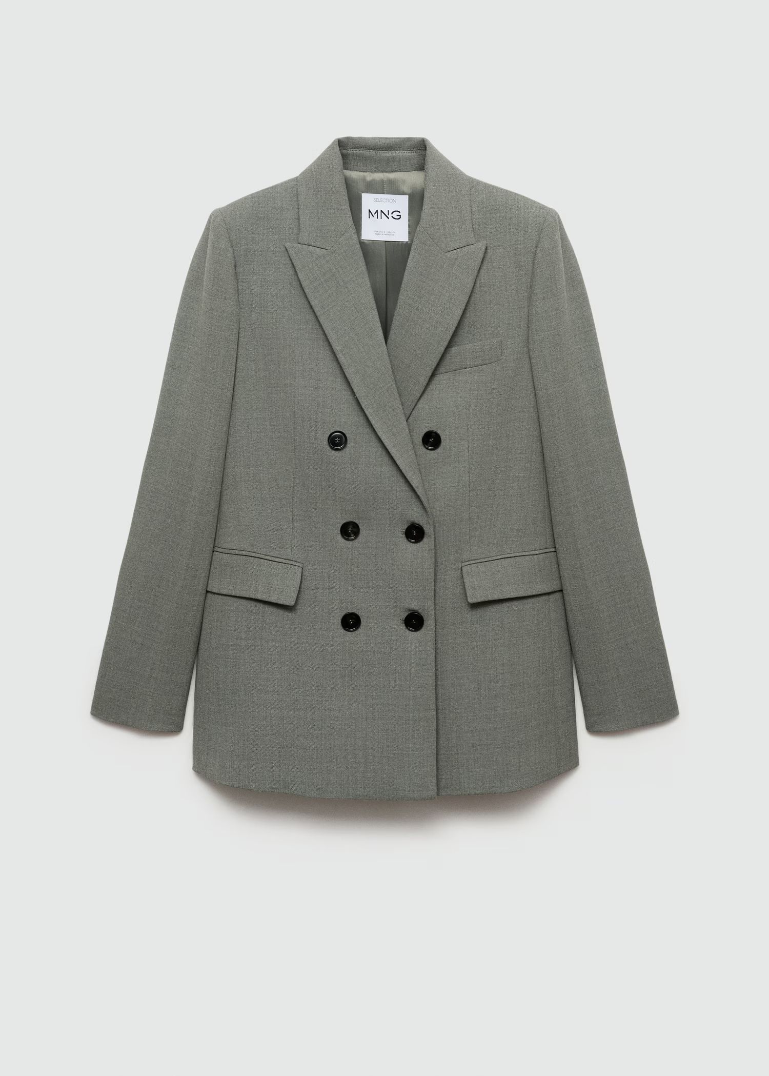 Double-breasted suit blazer | MANGO (US)