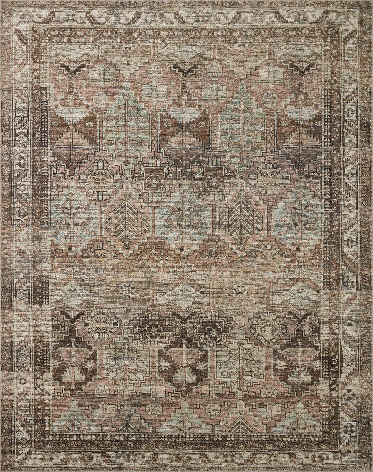 Billie Oriental Area Rug in Clay/Sage | Wayfair North America