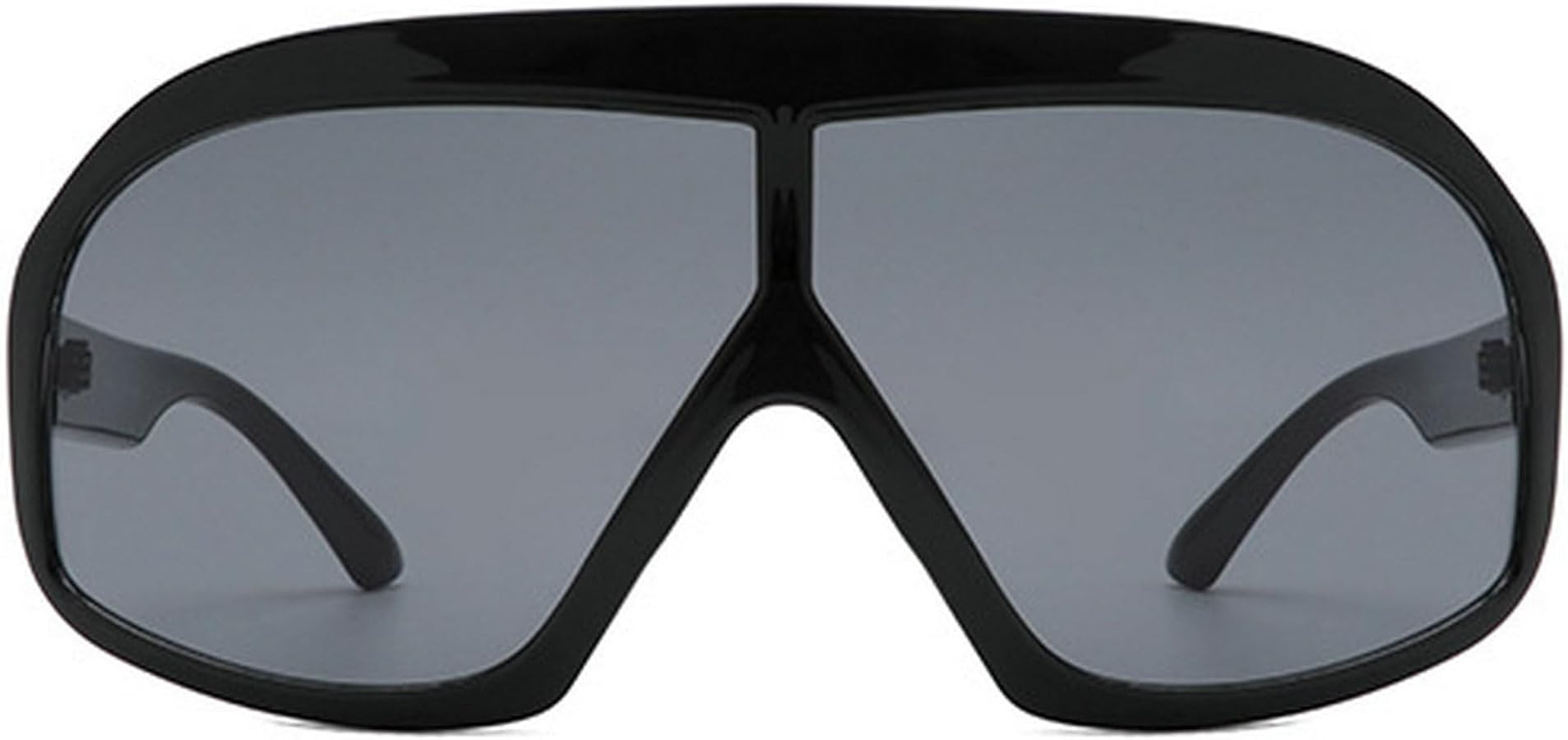 Fashion Oversized Square Women Sunglasses Vintage Punk Men Outdoor Eyewear Shades UV400 Orange Pu... | Amazon (US)