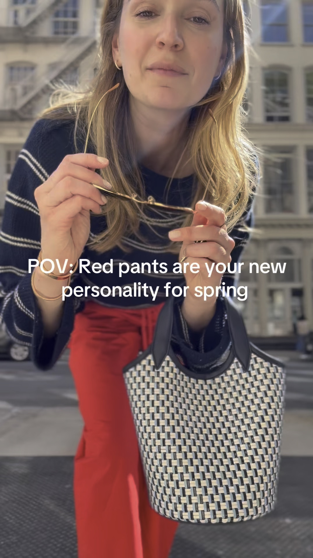 Loving these red pants 

#LTKmomlife #LTKdayinmylife #LTKgrwm