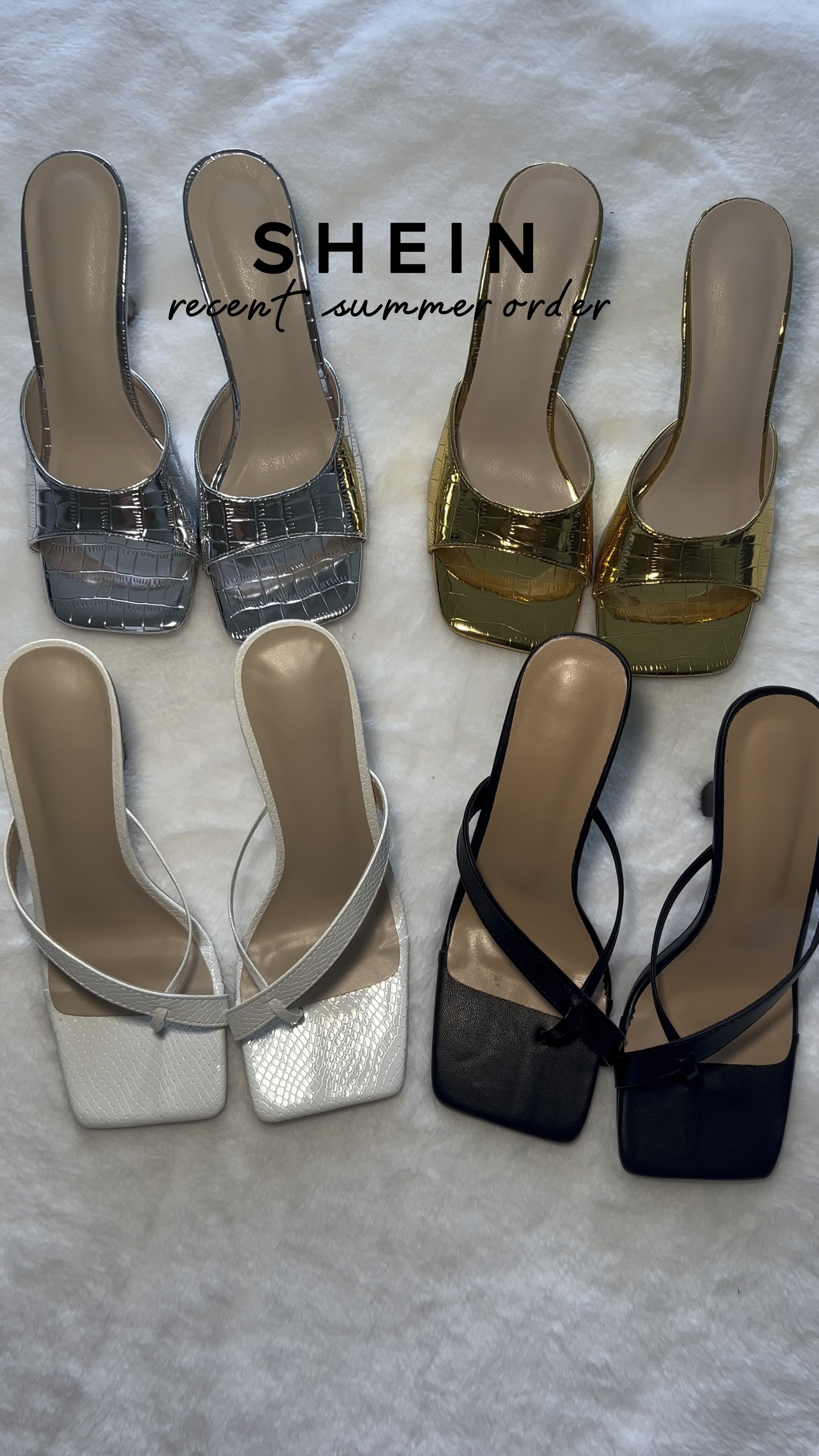 SHEIN recent summer / vacation order 🌤️✈️

Vacation outfits
Orange cover up 
Green cover up 
White bikini 
Beach attire 
Beach outfit 
Poor attire 
Pool outfit 
Summer fashion 
Summer style
Vacation style 
Vacation dress 
Summer dress 
Summer heels 
Gold mules 
Silver mules
Black mules 
White mules 
Silver jewelry 
Classy dress
Neutral style
Summer handbag 

#LTKSeasonal #LTKtravel #LTKstyletip