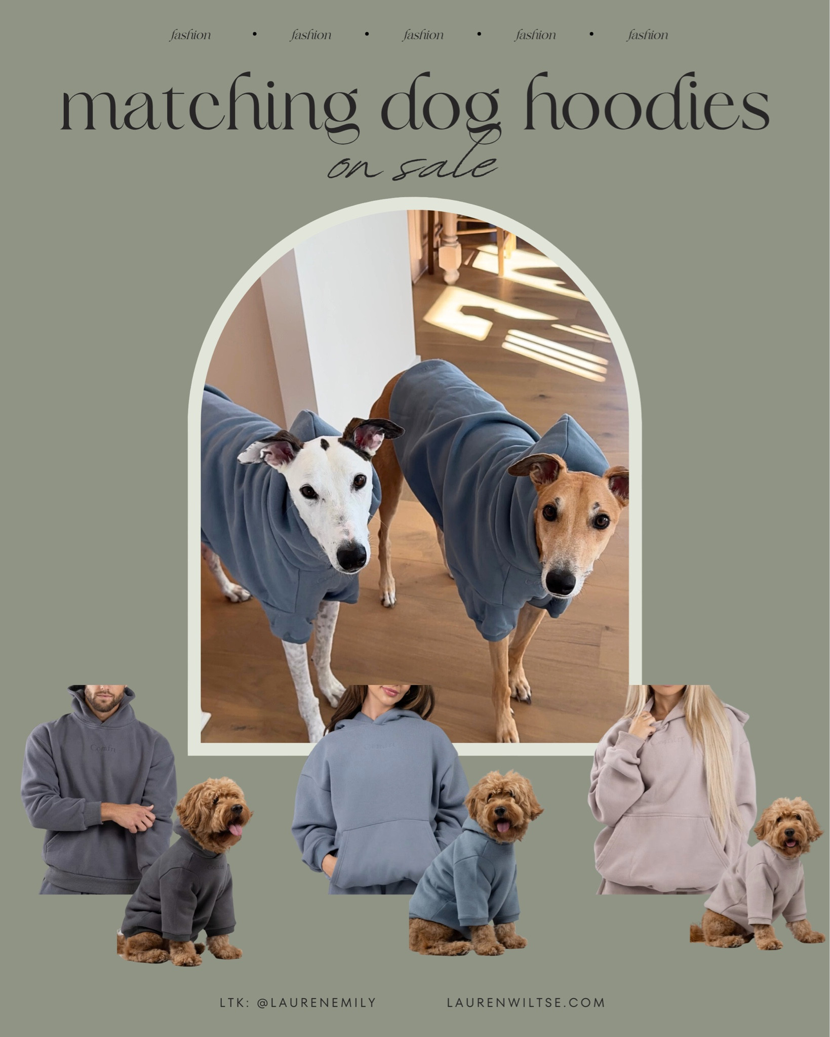 The cutest dog sweatshirts are on sale for $34!! Double the coziness, double the cuteness! 🐾✨ These Signature Paw Hoodie from Comfrt are here for you and your dog to twinning in style. Made from an ultra-soft cotton blend with a slight weight that feels like a hug, these hoodies are perfect for cozy cuddles and walks. 🐕❤️ Durable, 4-way stretch, and designed for the best fit - your pup will be ready for every adventure in style! 

Signature Paw Hoodie, Twinning With My Dog, Comfrt Brand, Dog Style, Cozy Dogs, Pet Fashion, Comfortable And Cute, Matching Outfits, Dog Hoodie, Pet Apparel, Furry Fashion, Pet Love