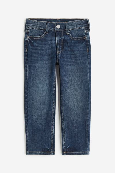 Slim Fit Lined Jeans - Dark denim blue - Kids | H&M US | H&M (US + CA)
