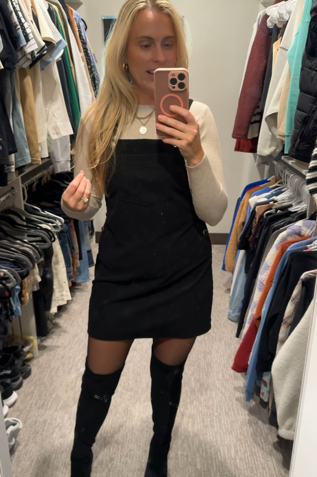 Wearing a size medium in all! 

#Holiday #party 