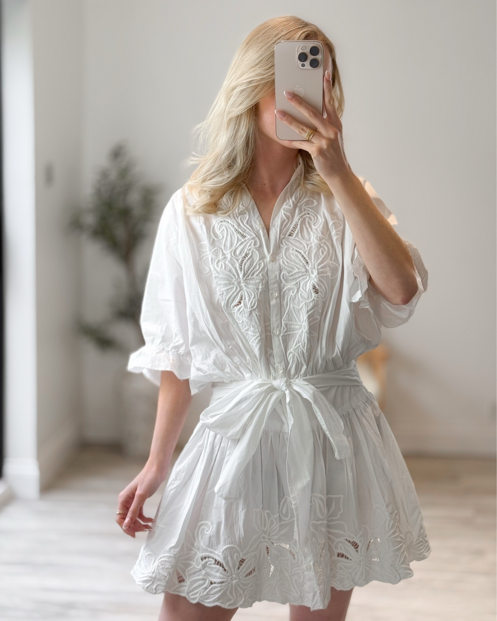 The most gorgeous white summer embroidered mini dress 🤍

#LTKsummer #LTKdresses #LTKworkwear