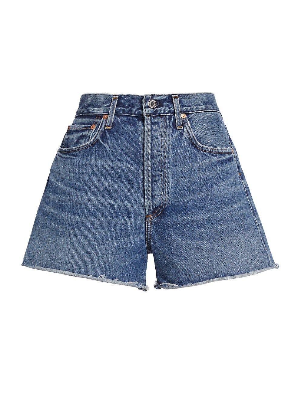 Citizens of Humanity Marlow Mid-Rise Denim Cut-Off Shorts | Saks Fifth Avenue