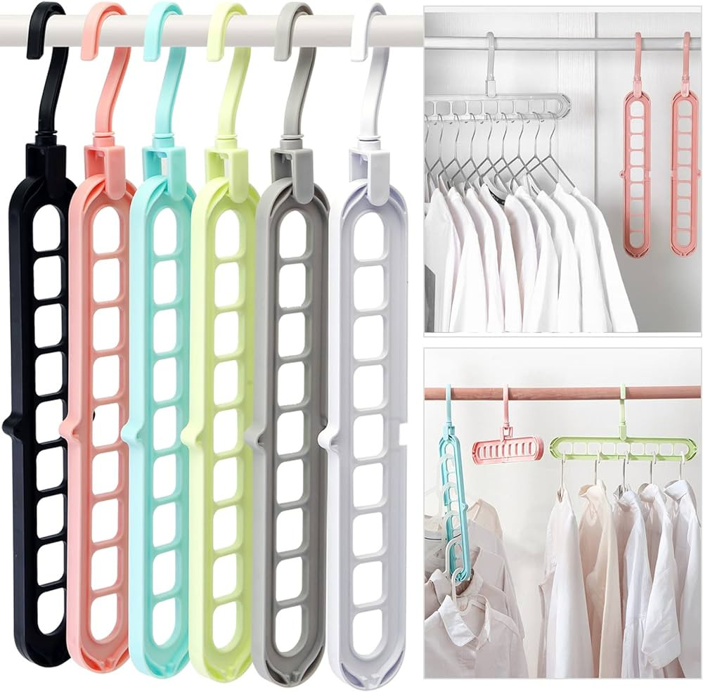 Closet Organizers and Storage,College Dorm Room Essentials,Pack of 6 Multifunctional Organizer Ma... | Amazon (US)