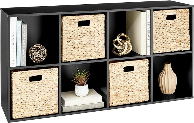 Best Choice Products 8-Cube Storage Organizer, 11in Shelf Opening, Bookcase, Display Shelf, Custo... | Amazon (US)