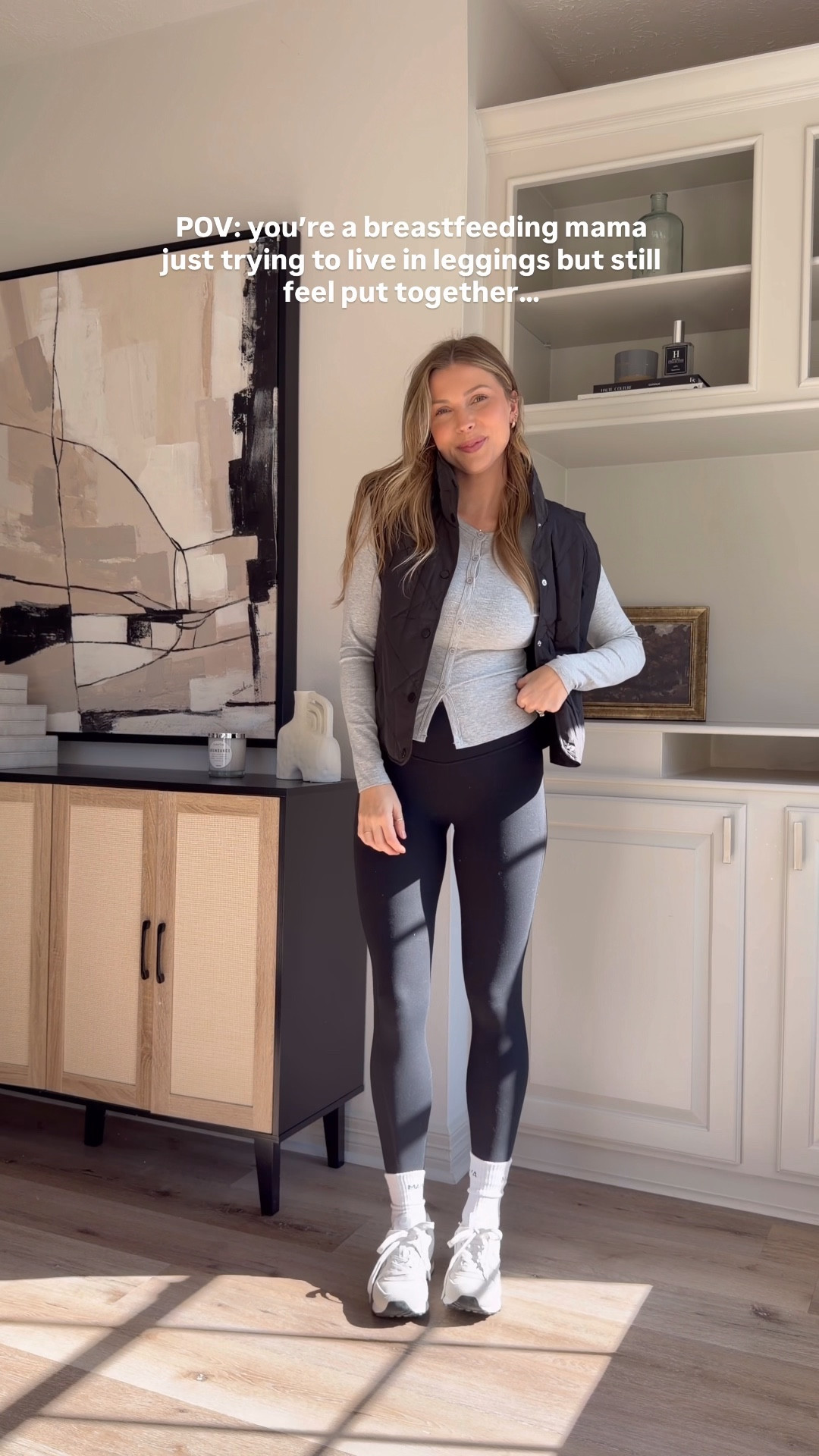 Easy leggings outfits for fall and winter! Both leggings in size S. I’m wearing the longest length in the flare. 

#LTKHoliday #LTKootd #LTKCyberWeek