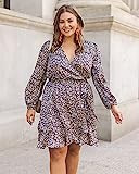 The Drop Women's Floral Print Wrap Front Long Sleeve Dress by @caralynmirand | Amazon (US)