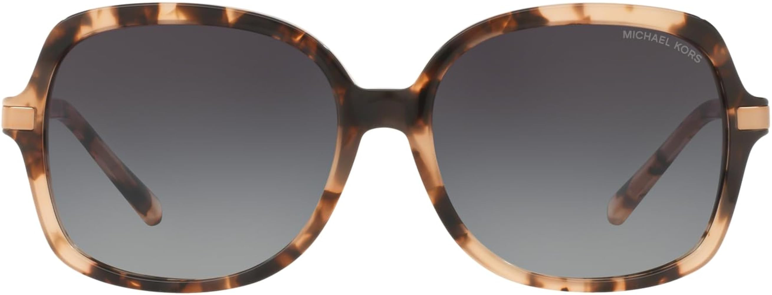 Michael Kors MK2024-316213 Sunglasses ADRIANNA II PINK TORTOISE w/LIGHT GREY GRADIENT 57mm | Amazon (US)